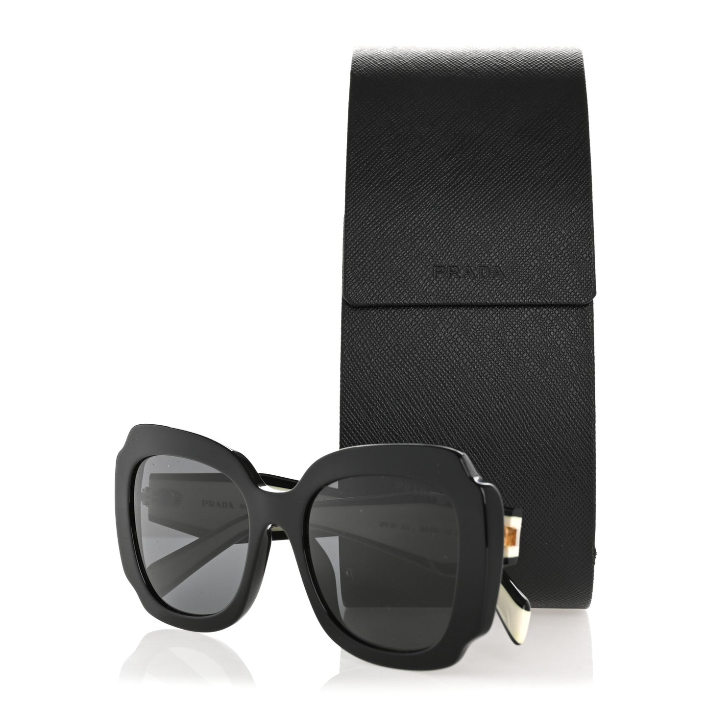 Acetate Square Sunglasses SPR 16Y White Dark Grey