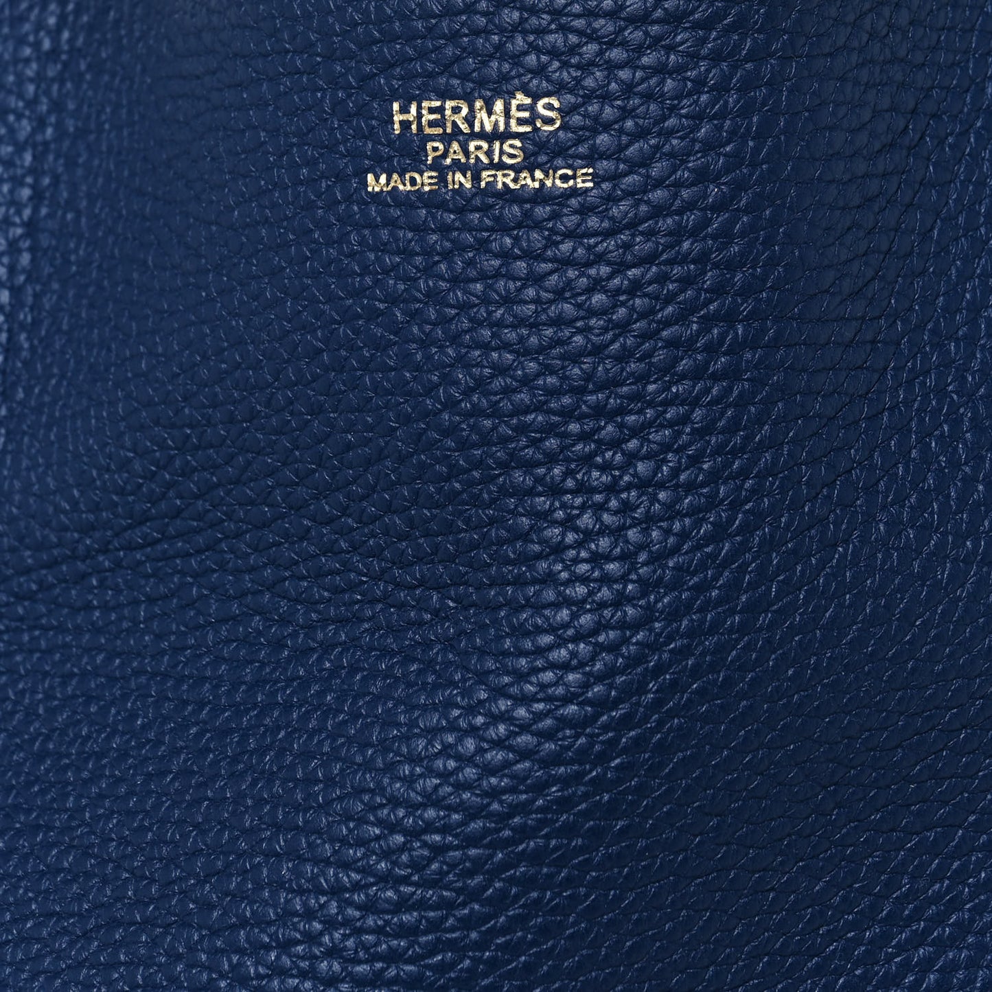 Taurillon Clemence Double Sens 36 Reversible Tote Bleu Sapphire Izmir