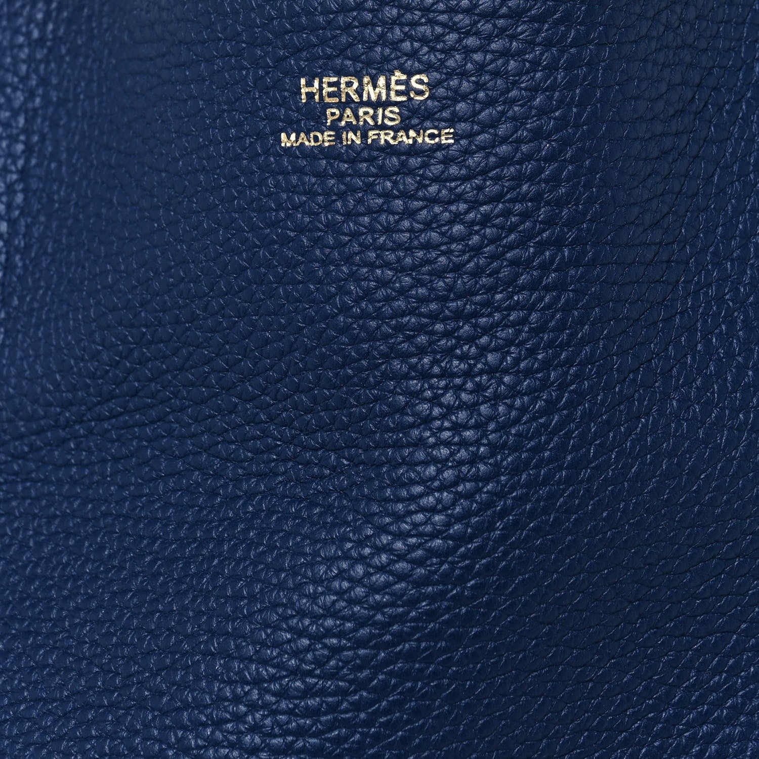 Hermes Taurillon Clemence Double Sens 36 Reversible Tote Bleu Sapphire Izmir 6 of 22