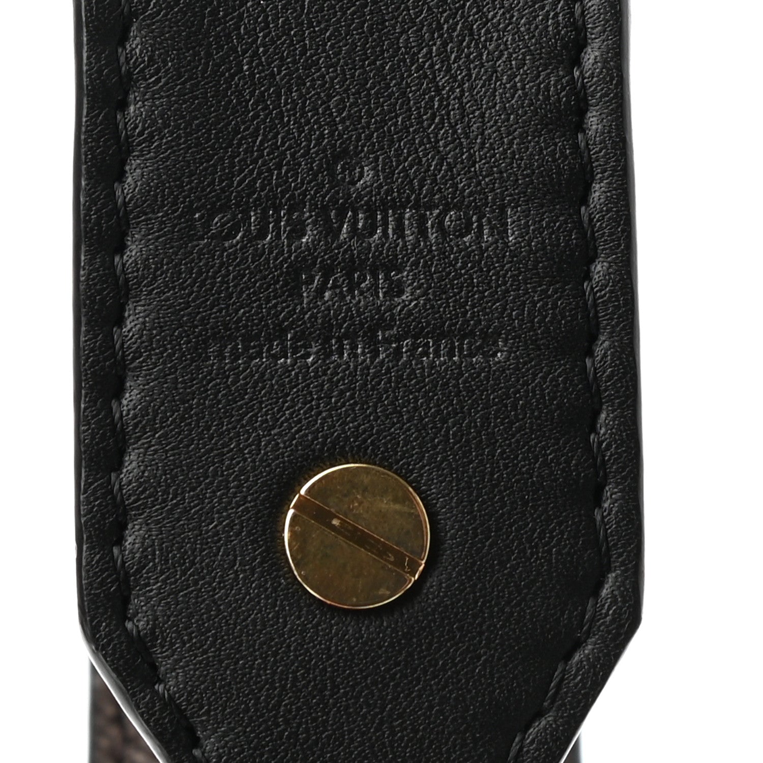 Louis Vuitton Monogram Bandouliere Shoulder Strap XL Black 4 of 6