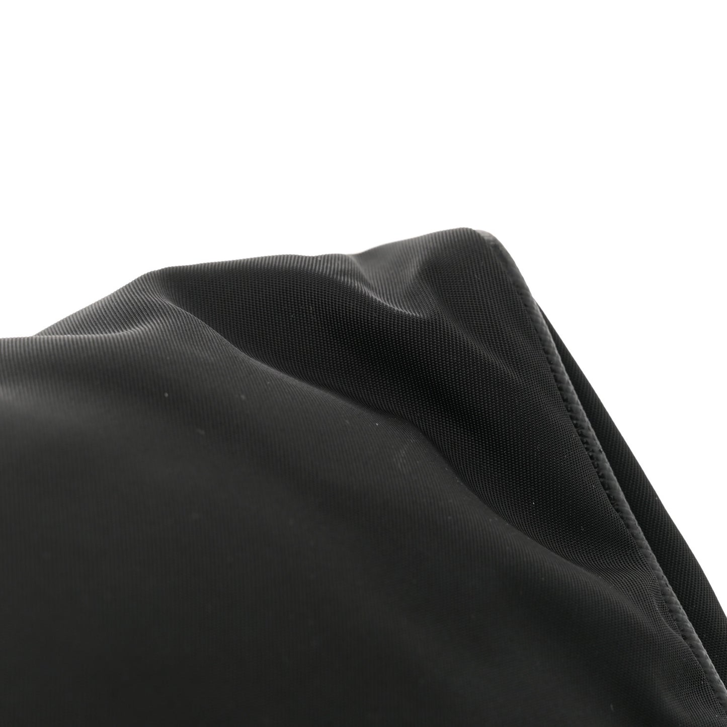 Tessuto Nylon Saffiano Shoulder Bag Black