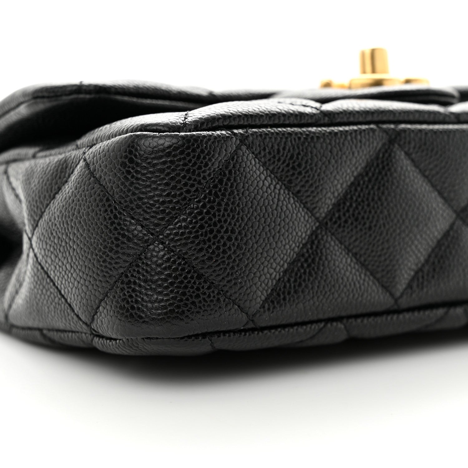 Chanel Caviar Quilted Mini Sweetheart Rectangular Flap Black 9 of 12