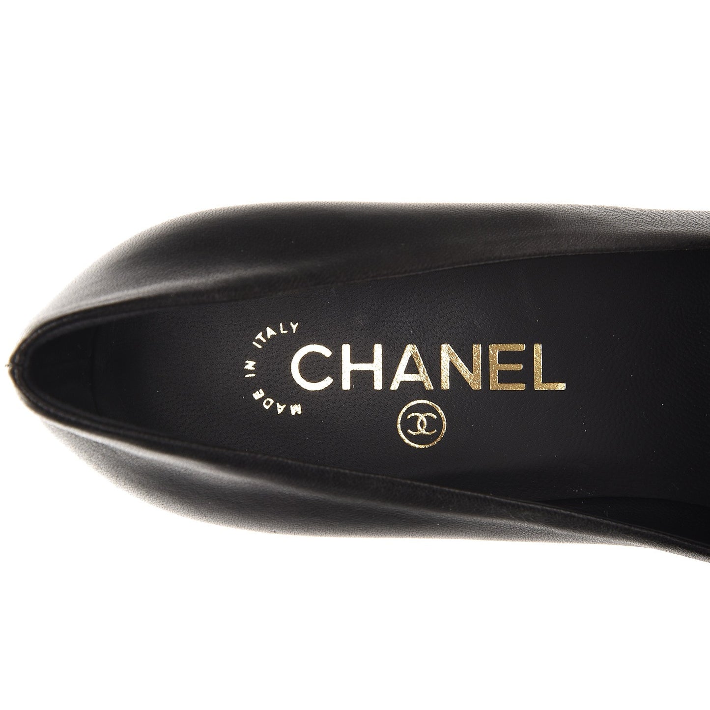 Lambskin Grosgrain Cap Toe Pearl Pumps 36 Black