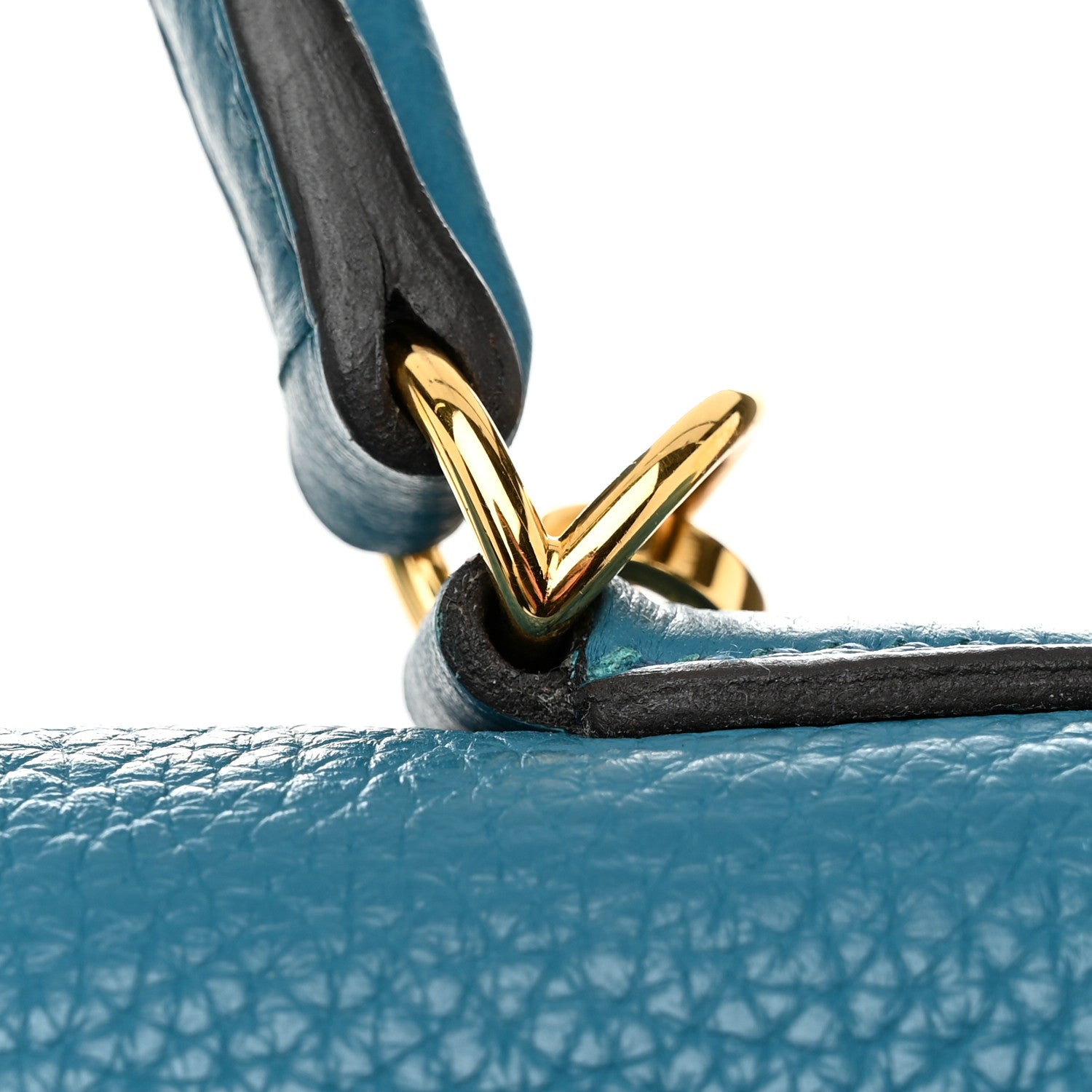 Hermes Taurillon Clemence Kelly Retourne 35 Bleu Izmir 12 of 13