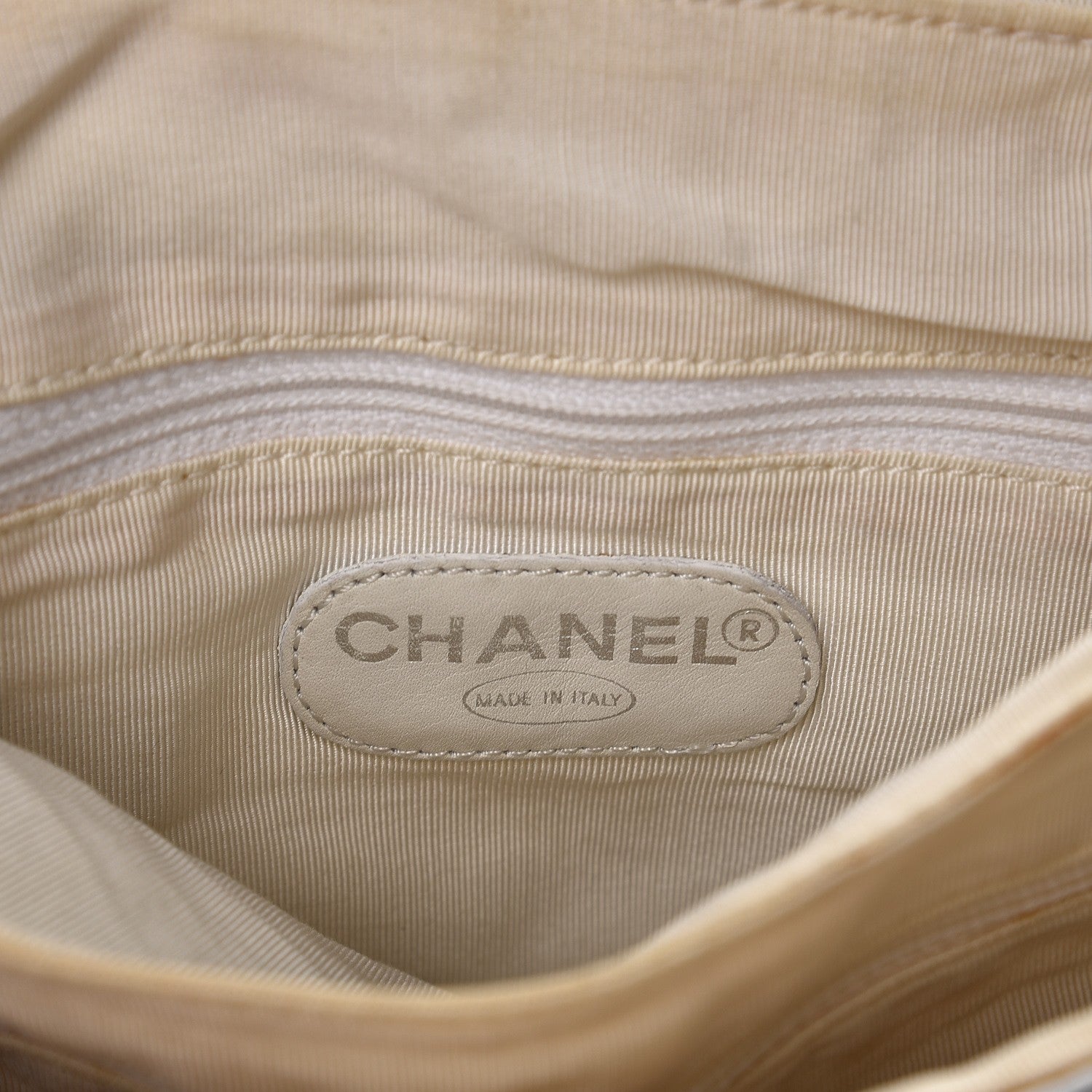 Chanel Caviar CC Backpack White 6 of 14