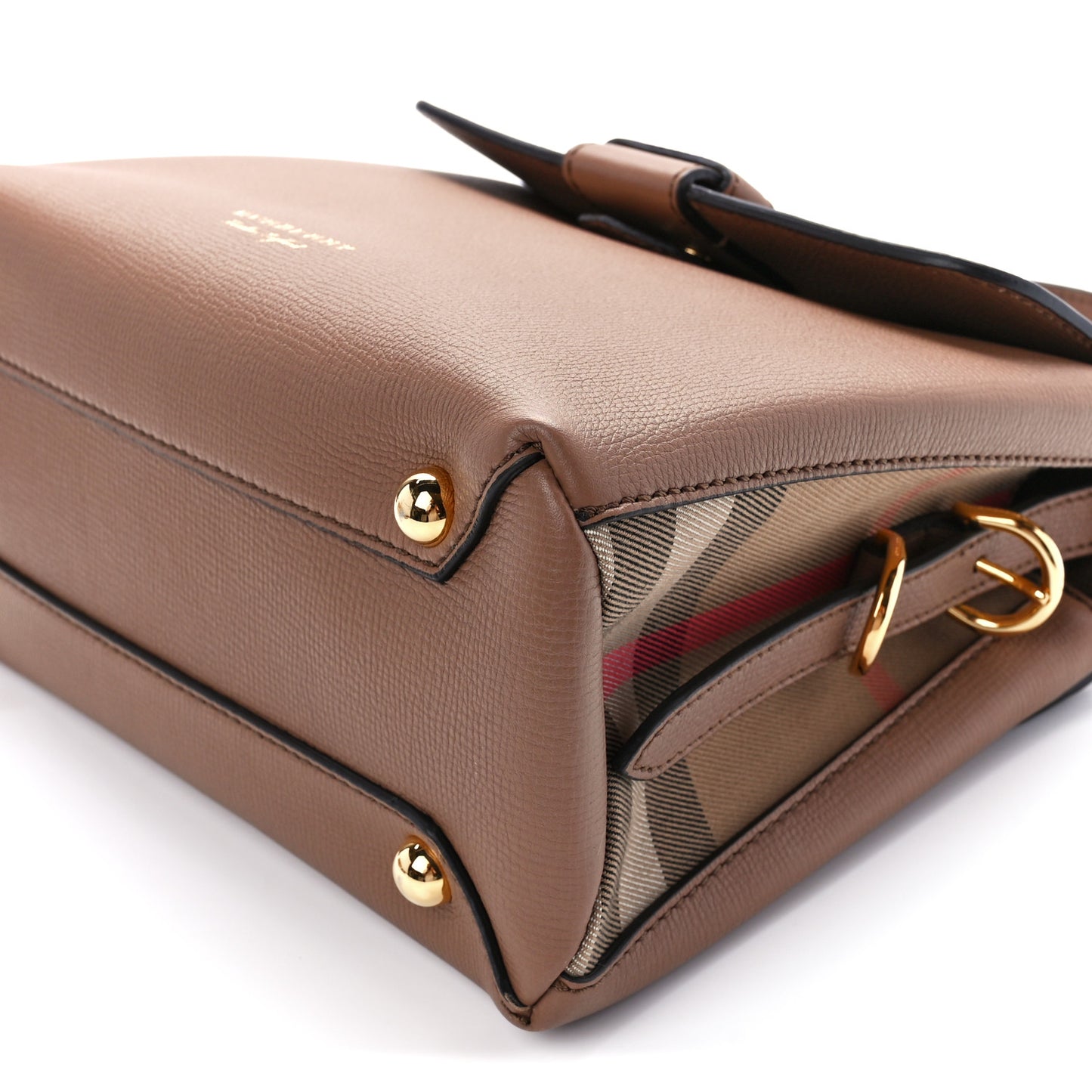 Derby Calfskin House Check Small Camberley Dark Sand