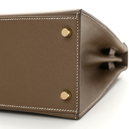 Hermes Epsom Kelly Sellier 28 Etoupe 10 of 12