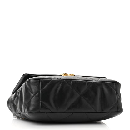 Chanel Goatskin Quilted Medium Chanel 19 Flap Black 4 of 11