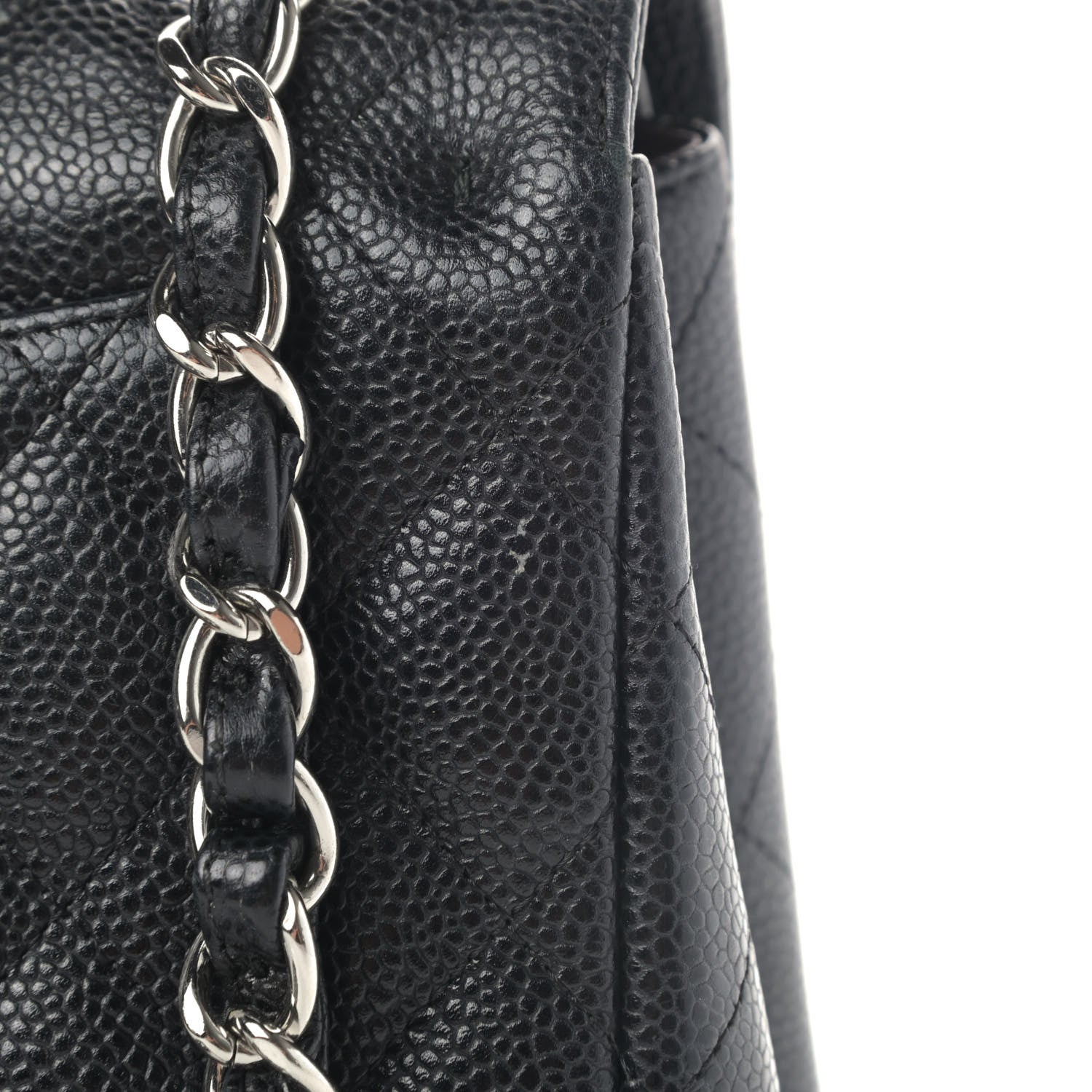 Chanel Caviar Quilted Jumbo Double Flap Black 10 of 10