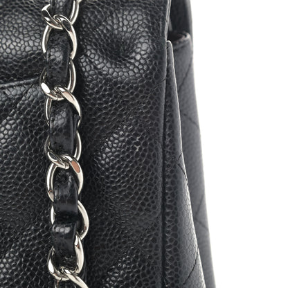 Chanel Caviar Quilted Jumbo Double Flap Black 10 of 10