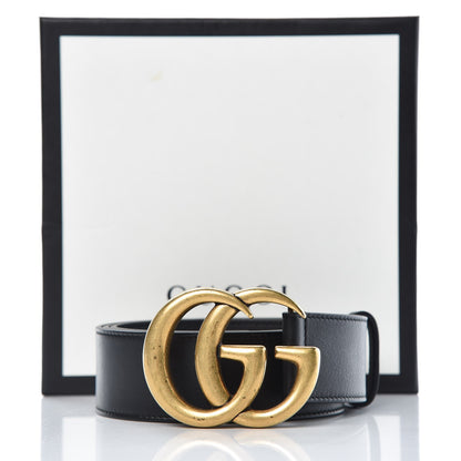 Gucci Calfskin Double G 40mm Belt 85 34 Black 8 of 8