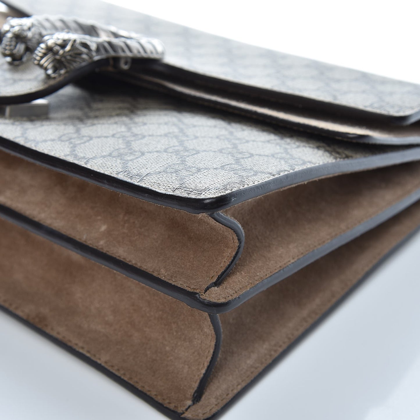 GG Supreme Monogram Medium Dionysus Shoulder Bag Taupe