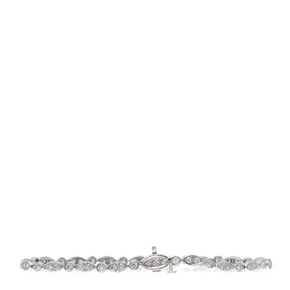 Tiffany Platinum Diamond Jazz Tennis Bracelet 3 of 5