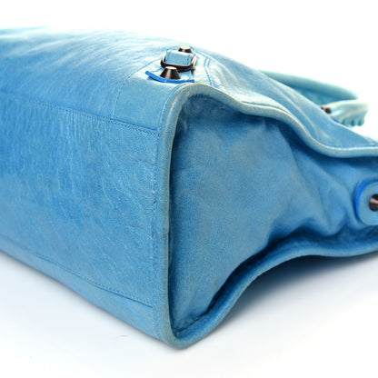 Balenciaga Agneau Classic Hardware City Bleu Paon 10 of 12