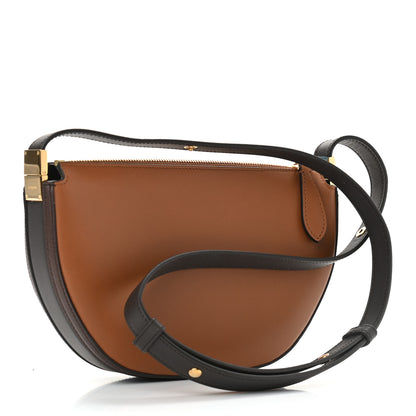 Burberry Calfskin Mini Two-Tone Olympia Shoulder Bag Warm Tan 3 of 9