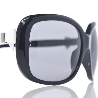 Chanel CC Bow Sunglasses 5171 Black White 7 of 8