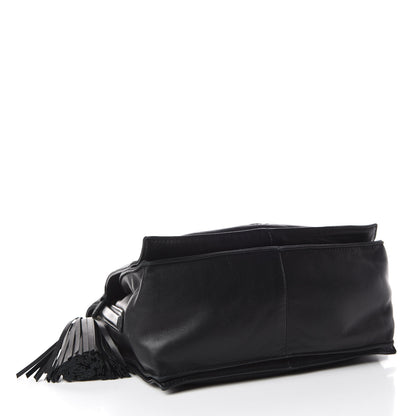 Loewe Nappa Small Flamenco Shoulder Bag Black 4 of 9