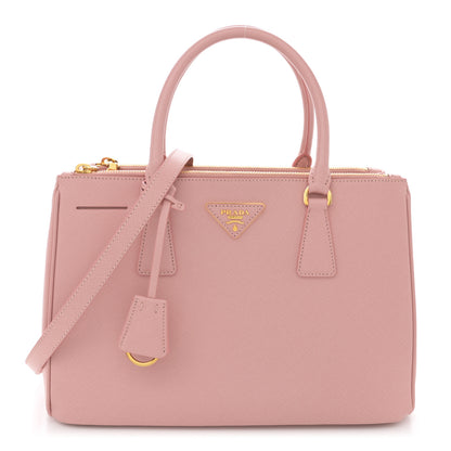 Prada Saffiano Lux Small Double Zip Tote Orchidea 1 of 11