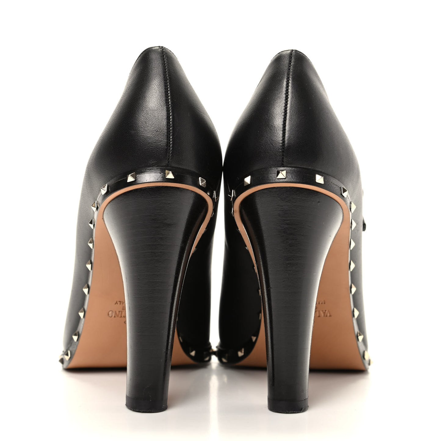 Calfskin Soul Rockstud Mary Jane 110mm Pumps 36 Black