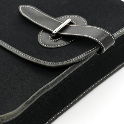 Hermes Toile Officier Buenaventura Briefcase Black 21 of 23