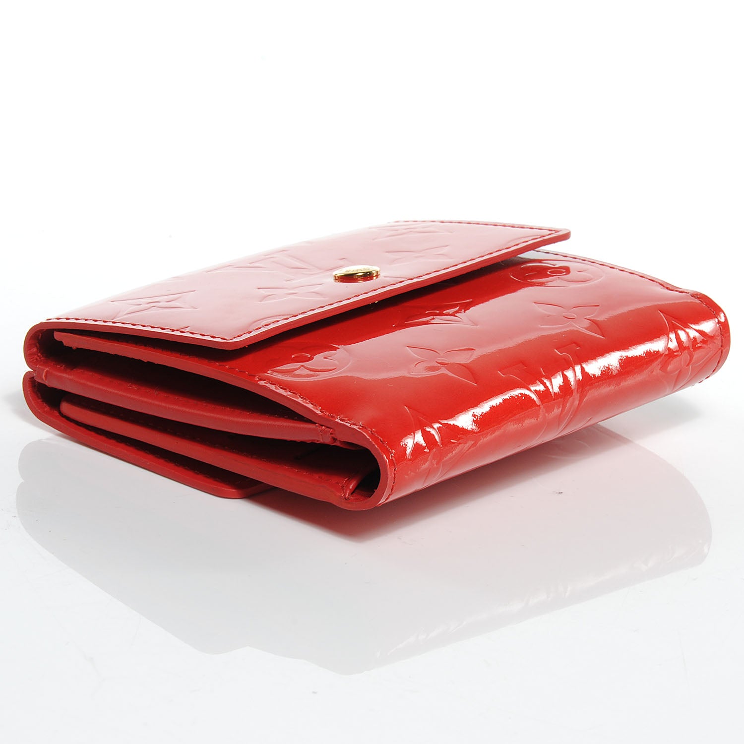 Louis Vuitton Vernis Elise Wallet Rouge 4 of 7