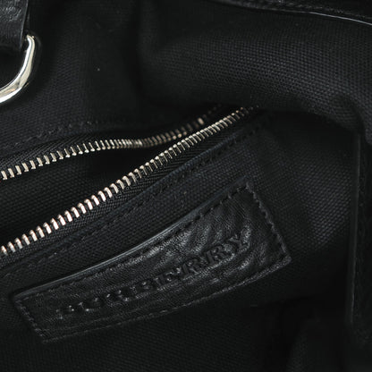 Burberry Calfskin Studded Medium Susanna Hobo Black 6 of 10