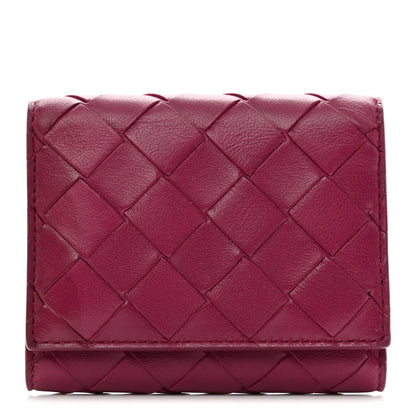 Bottega Veneta Nappa Intrecciato Trifold Wallet Cinnabar 1 of 8