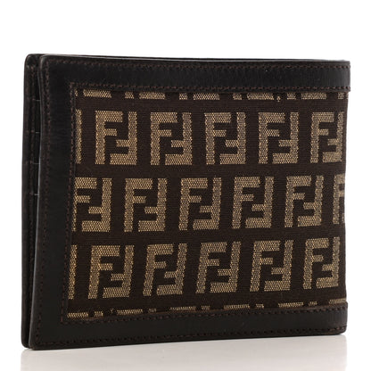 Fendi Zucchino Bi-Fold Wallet Tobacco 3 of 7