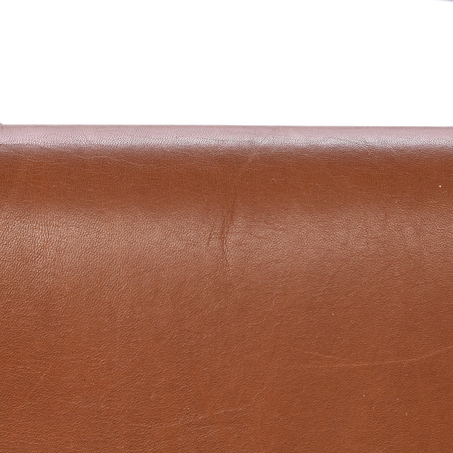 Celine Natural Calfskin Suede Medium Trapeze Tan 12 of 28