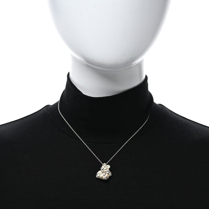 Tiffany Sterling Silver Teddy Bear Pendant Necklace 3 of 4