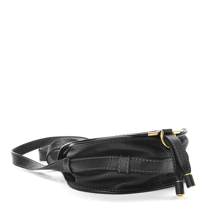Chloe Calfskin Mini Marcie Round Crossbody Bag Black 3 of 11