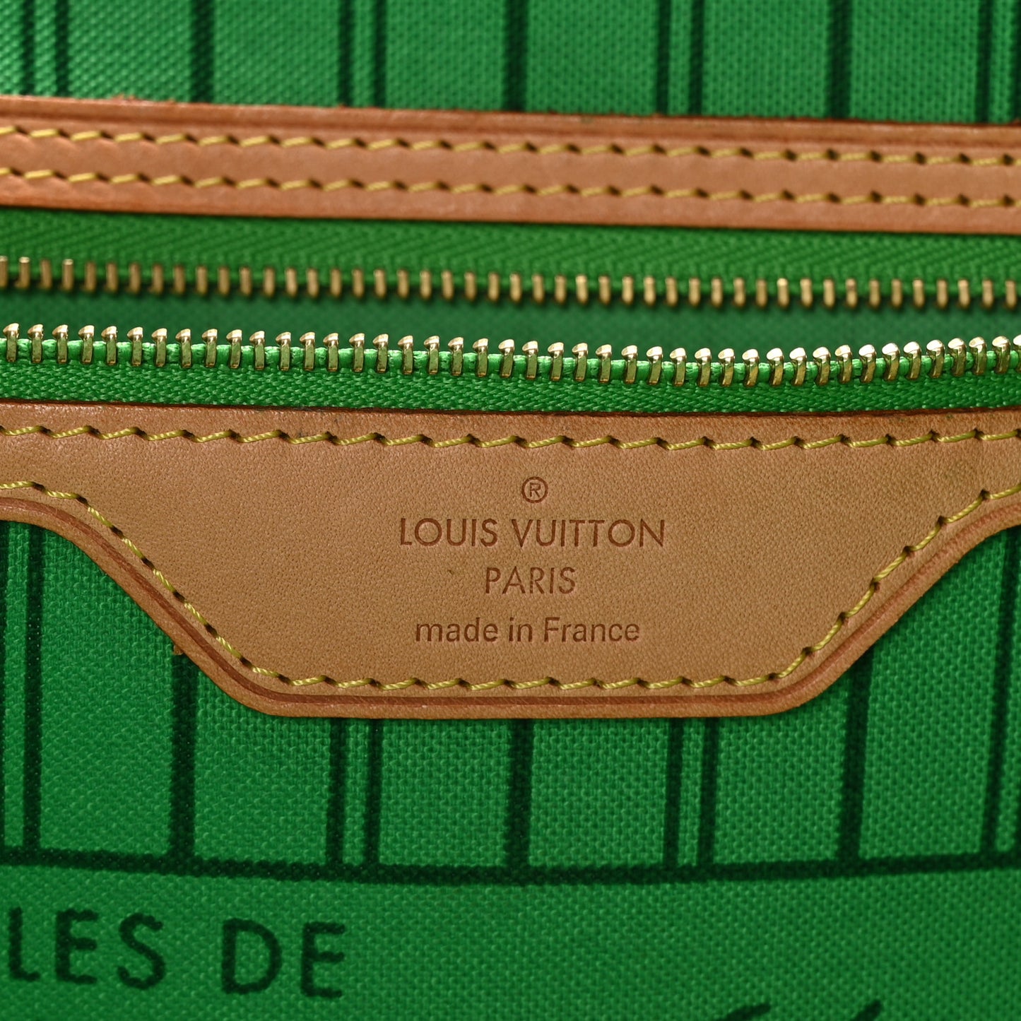 Monogram Palm Beach Neverfull GM Green
