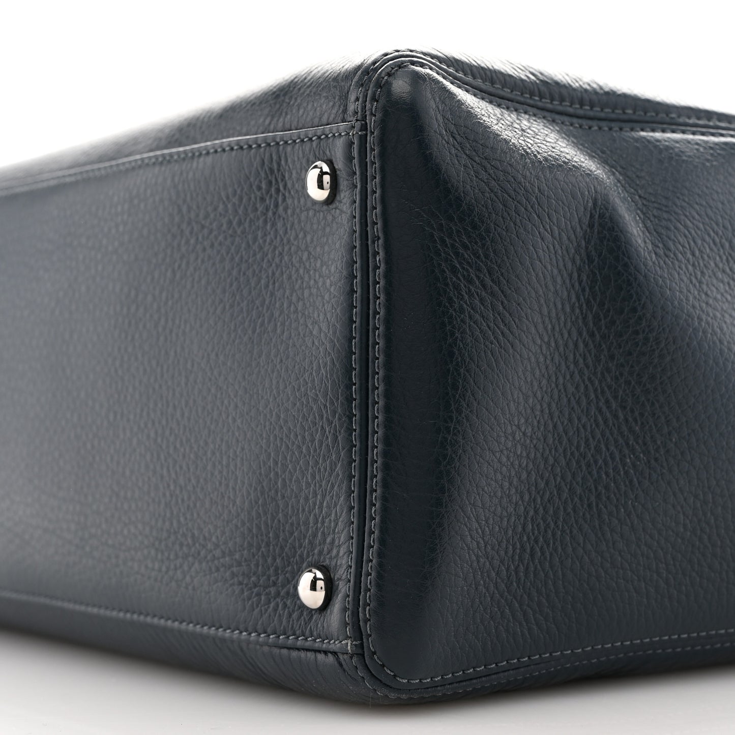 Deerskin Cerf Executive Shopper Tote Dark Blue