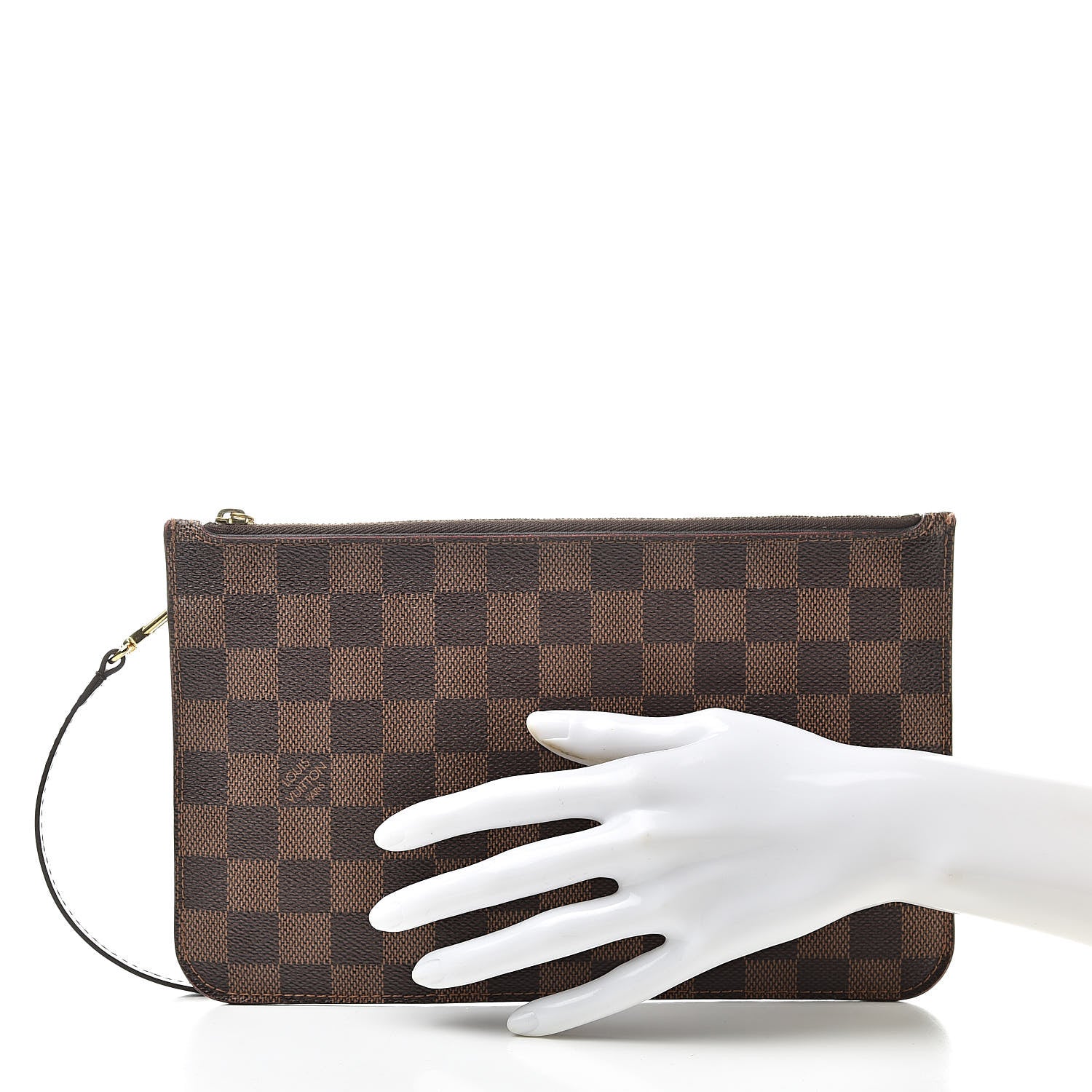 Louis Vuitton Damier Ebene Neverfull MM GM Pochette 2 of 15