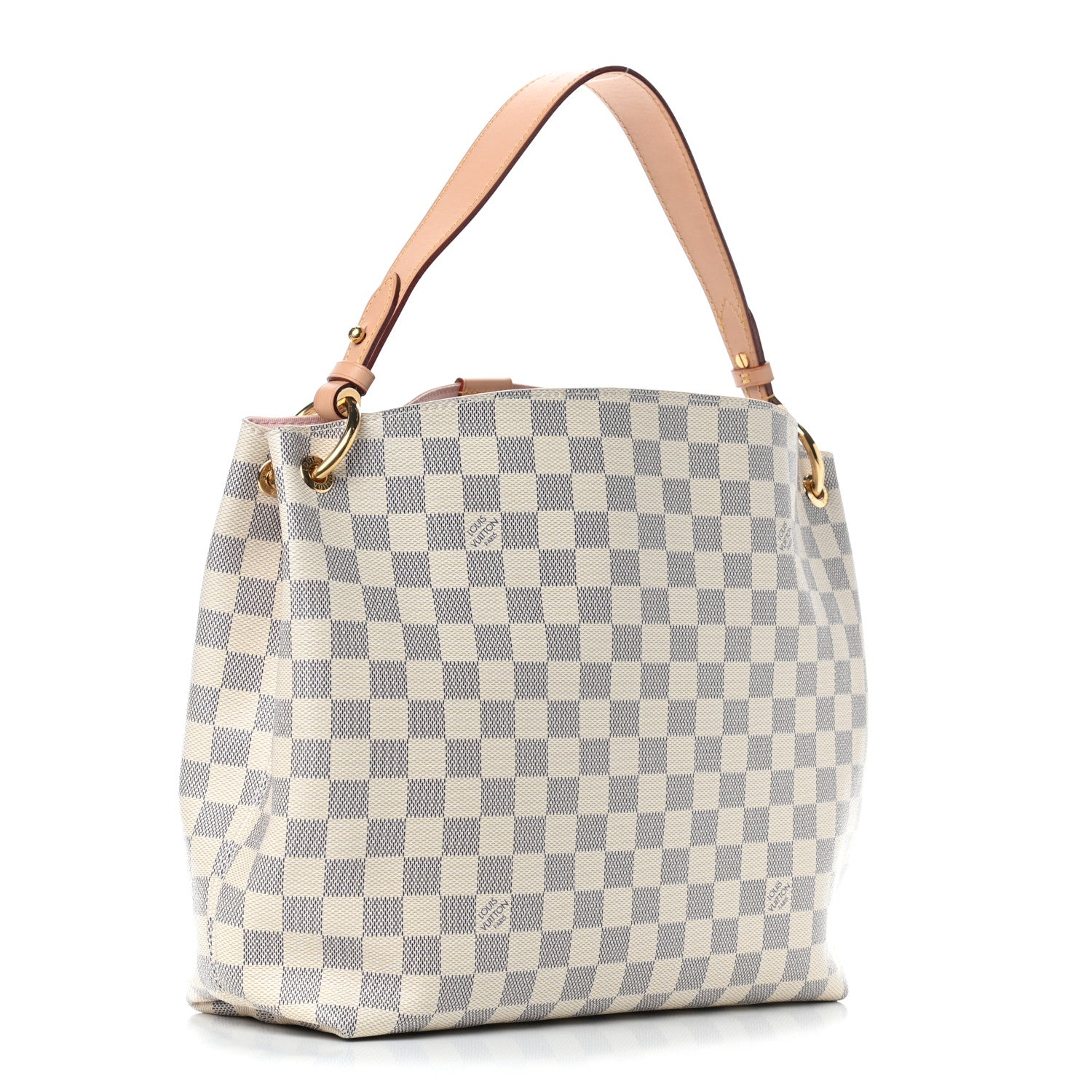 Louis Vuitton Damier Azur Graceful PM Rose Ballerine 2 of 9