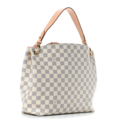 Louis Vuitton Damier Azur Graceful PM Rose Ballerine 2 of 9