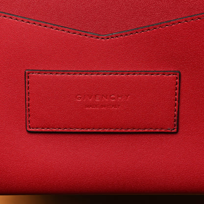 Givenchy Calfskin Medium GV Shopper Tote Dark Red 6 of 10