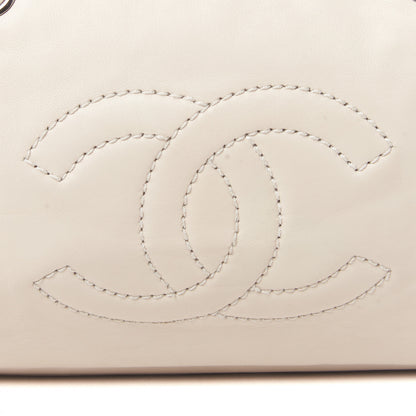 Chanel Smooth Calfskin Large Luxe Ligne Bowler Light Beige 7 of 9