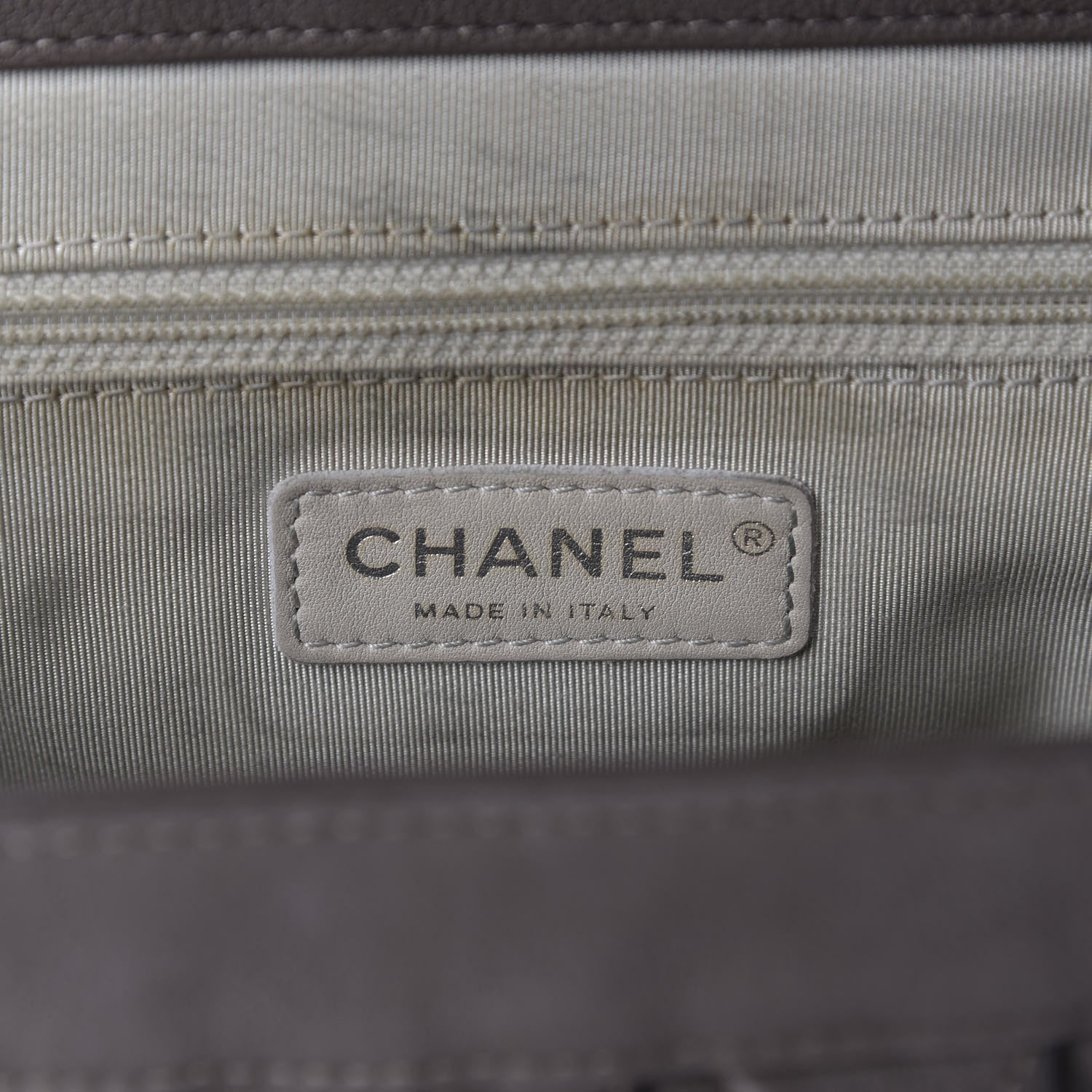 Chanel Washed Lambskin Quilted Medium Chain Around Flap Taupe 8 of 9