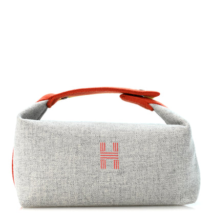 Hermes Canvas Small Bride-A-Brac Pouch Gris Flanelle 1 of 8
