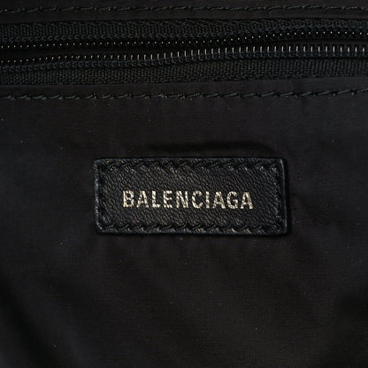 Balenciaga Sport Nylon Logo Embroidered S Wheel Backpack Fuchsia Black 6 of 8