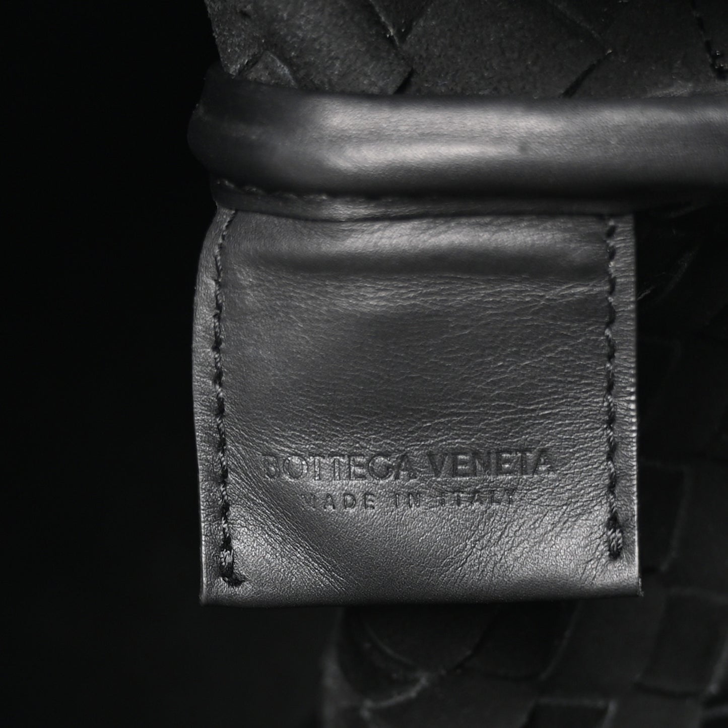 Nappa Intrecciato Weekend Bag Black