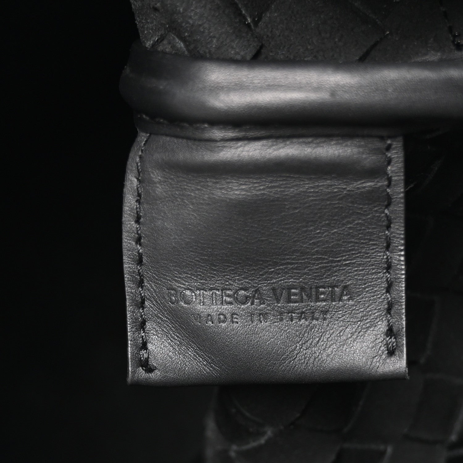 Bottega Veneta Nappa Intrecciato Weekend Bag Black 6 of 10