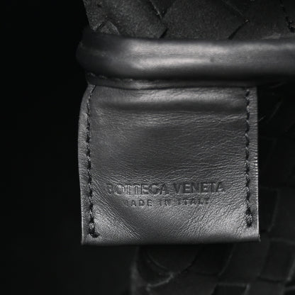 Bottega Veneta Nappa Intrecciato Weekend Bag Black 6 of 10