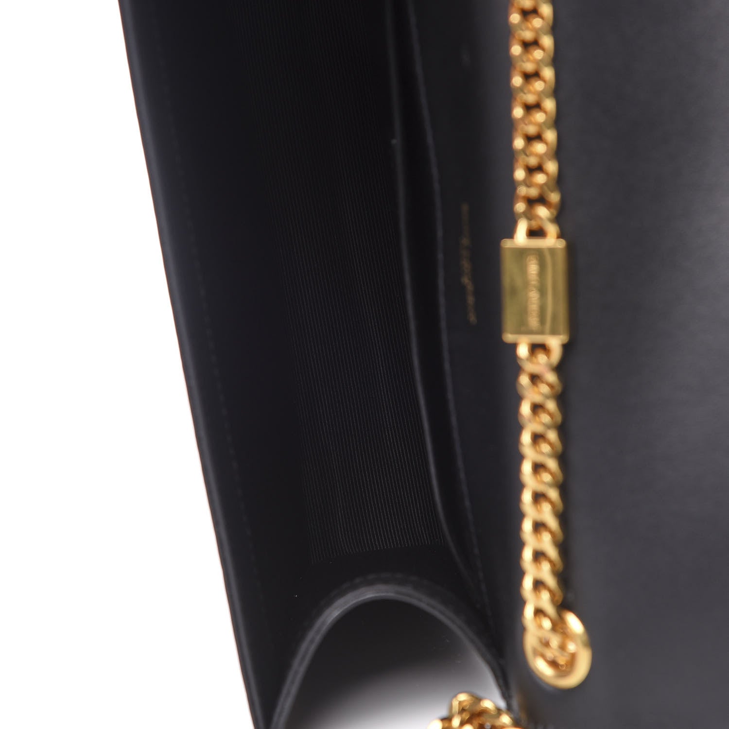 Saint Laurent Calfskin Small Monogram Kate Satchel Black 5 of 9