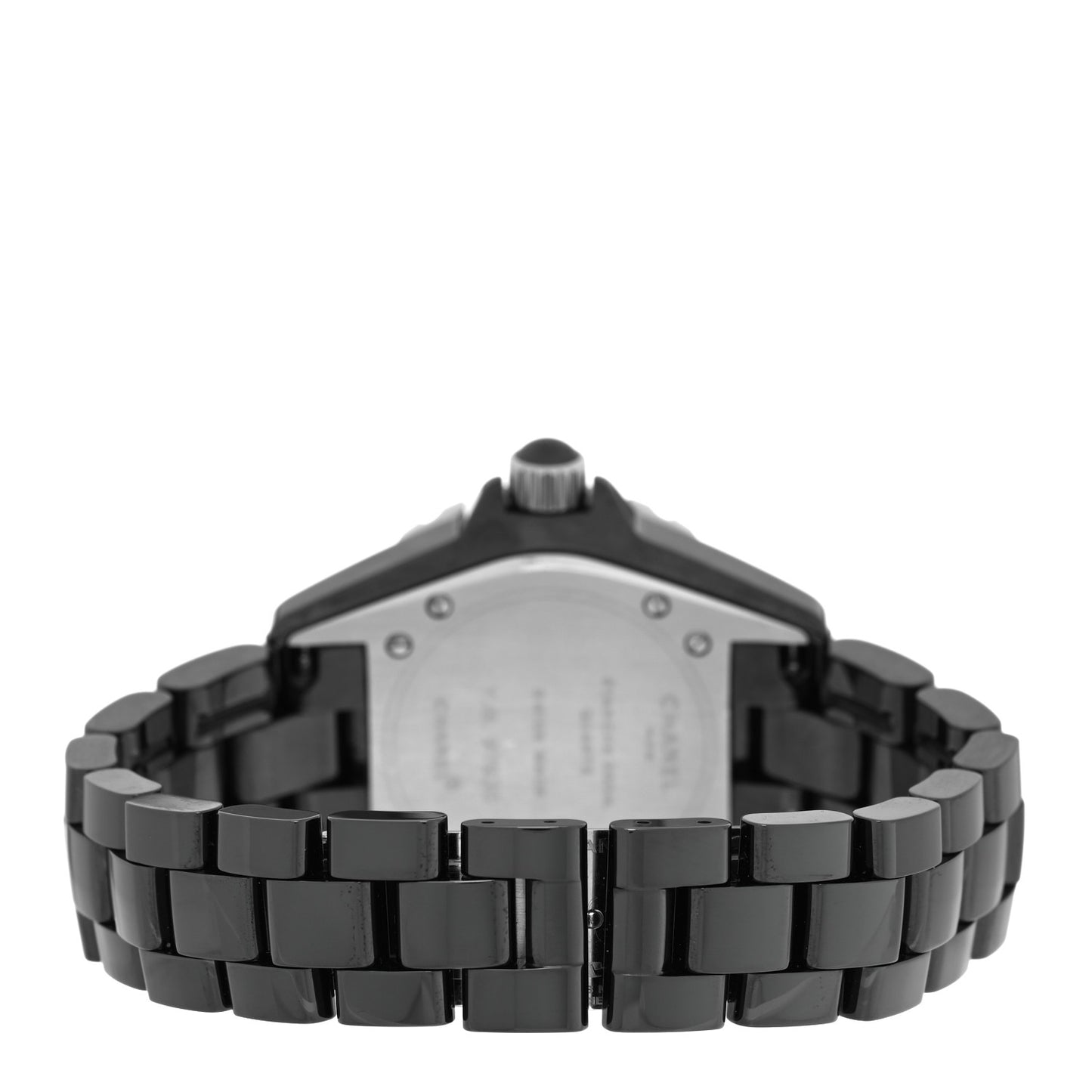 Stainless Steel Ceramic 33mm J12 Quartz Watch Black