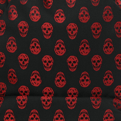 Alexander McQueen Nylon Skull Print Backpack Black Red 8 of 11