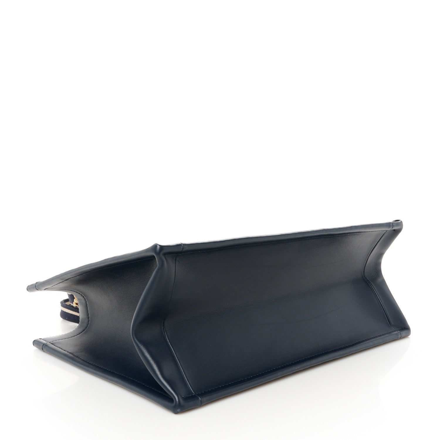 Christian Dior Oblique Calfskin Medium Book Tote With Strap Blue Multicolor 4 of 10