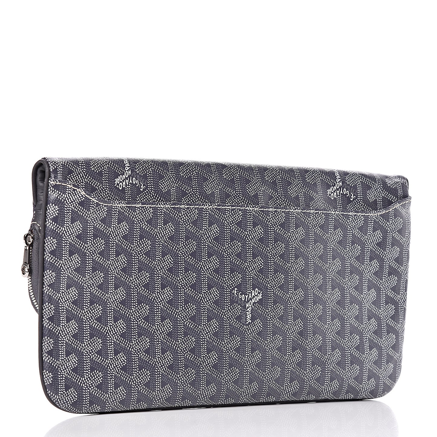 Goyardine Sainte Marie Soft Clutch Grey