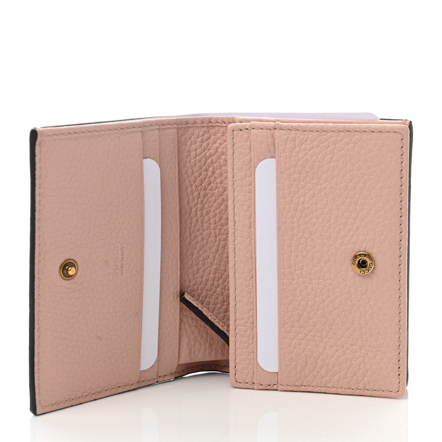 Gucci Cellarius Calfskin Blind for Love Animalier Card Case Perfect Pink 4 of 6